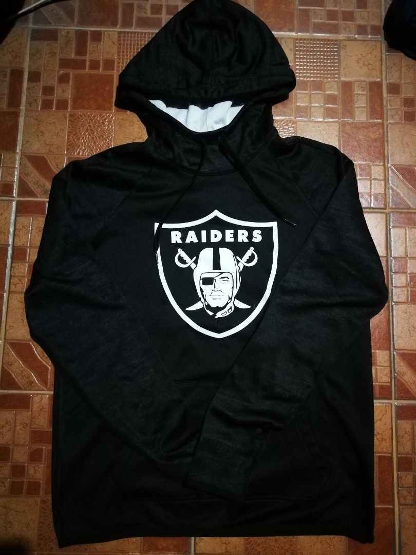 NFL x Starter Raiders Hoodie, Men's Fashion, Coats, Jackets and Outerwear  on Carousell