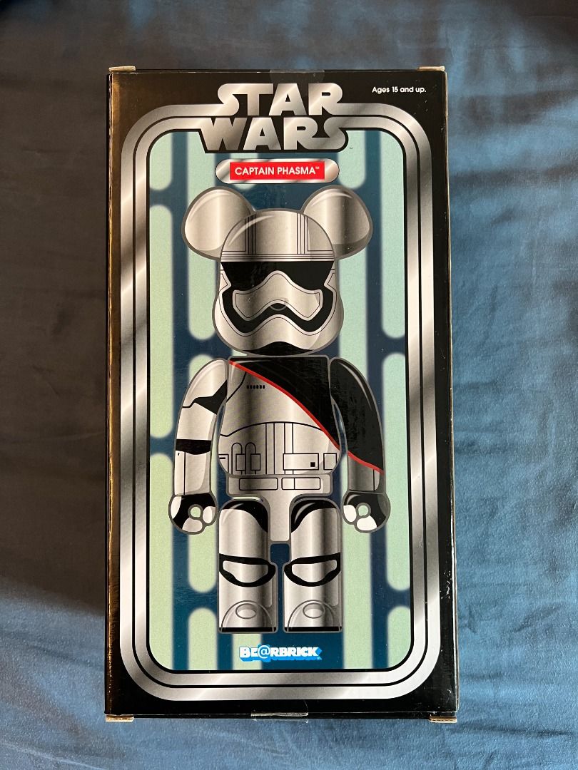 RARE Star Wars Captain Phasma Bearbrick 400% Chrome Version