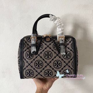 LargeTory Burch Monogram Jacquard Camera Bag Navy, Women's Fashion, Bags &  Wallets on Carousell