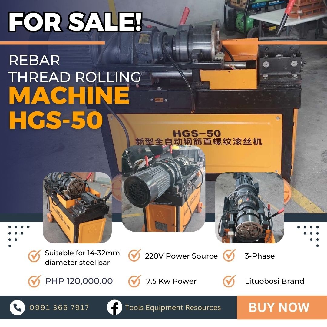Rebar Threading Machine, Commercial & Industrial, Industrial Equipment ...