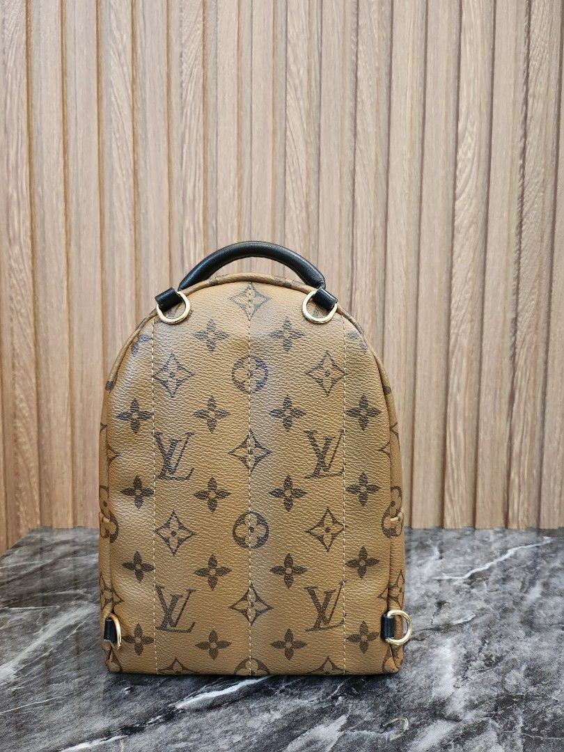 LNIB LV Mini Palm Spring Backpack Monogram Canvas GHW, Luxury, Bags &  Wallets on Carousell