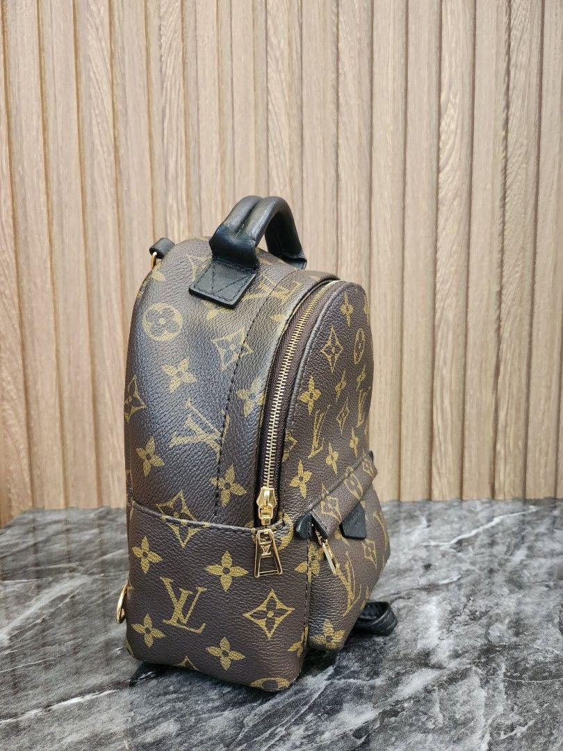 New Authentic Louis Vuitton Palm Spring Mini Backpack Monogram Canvas M44873