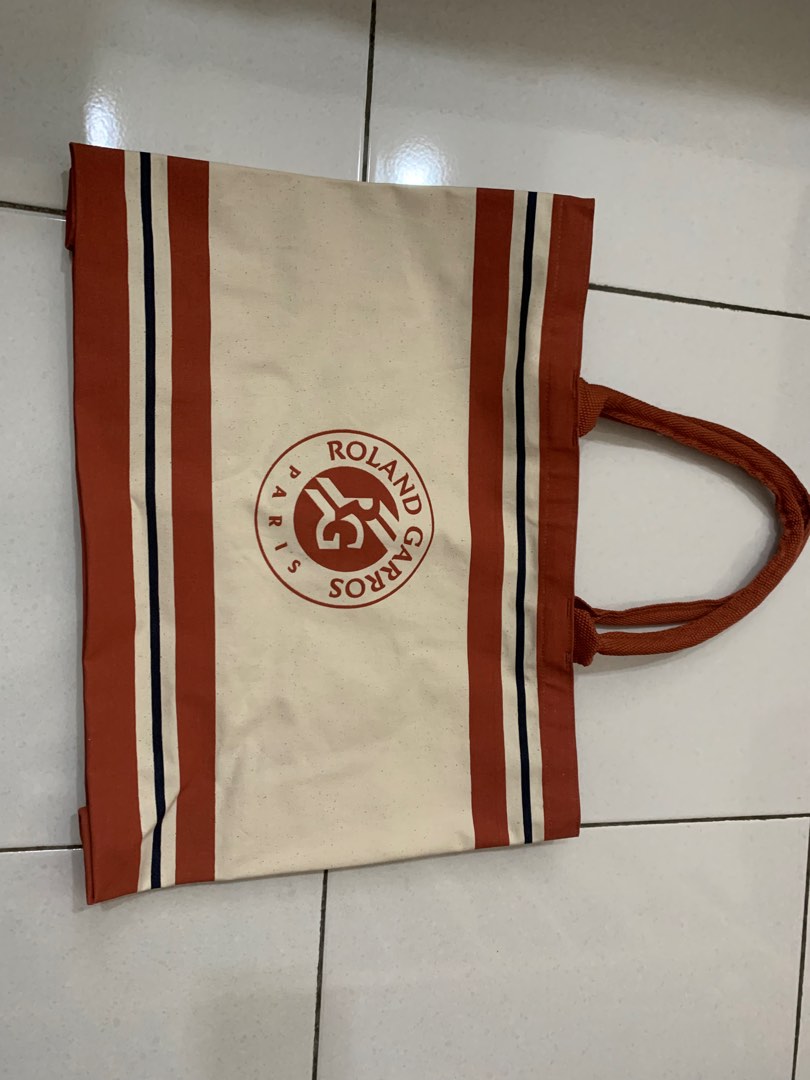 Roland Garros Tote Bag, Women's Fashion, Bags & Wallets, Tote Bags on ...