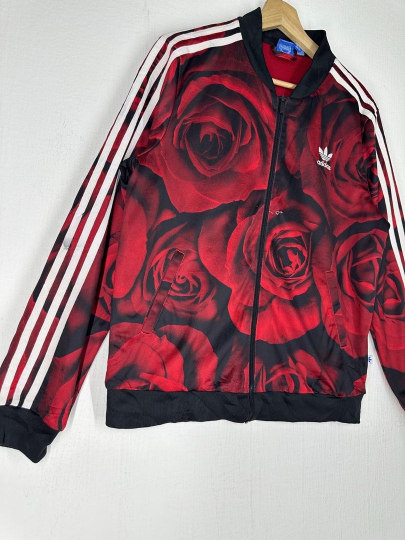 Adidas red rose sales jacket
