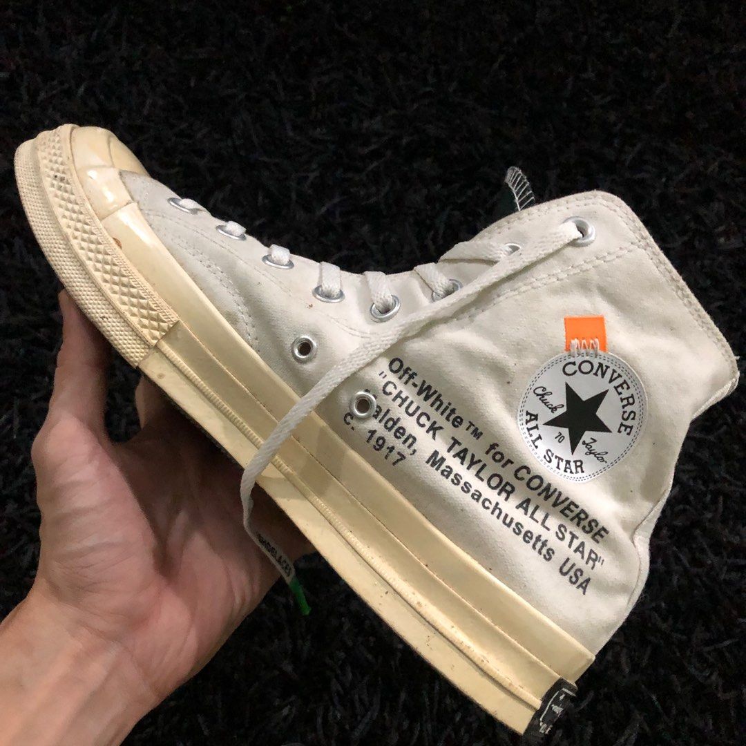 Converse x hotsell off white sample