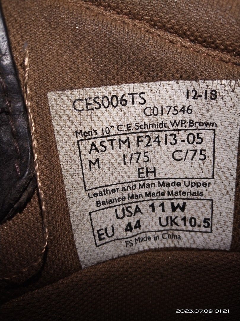 Schmidt Steeltoe Boots Men s Fashion Footwear Boots on Carousell