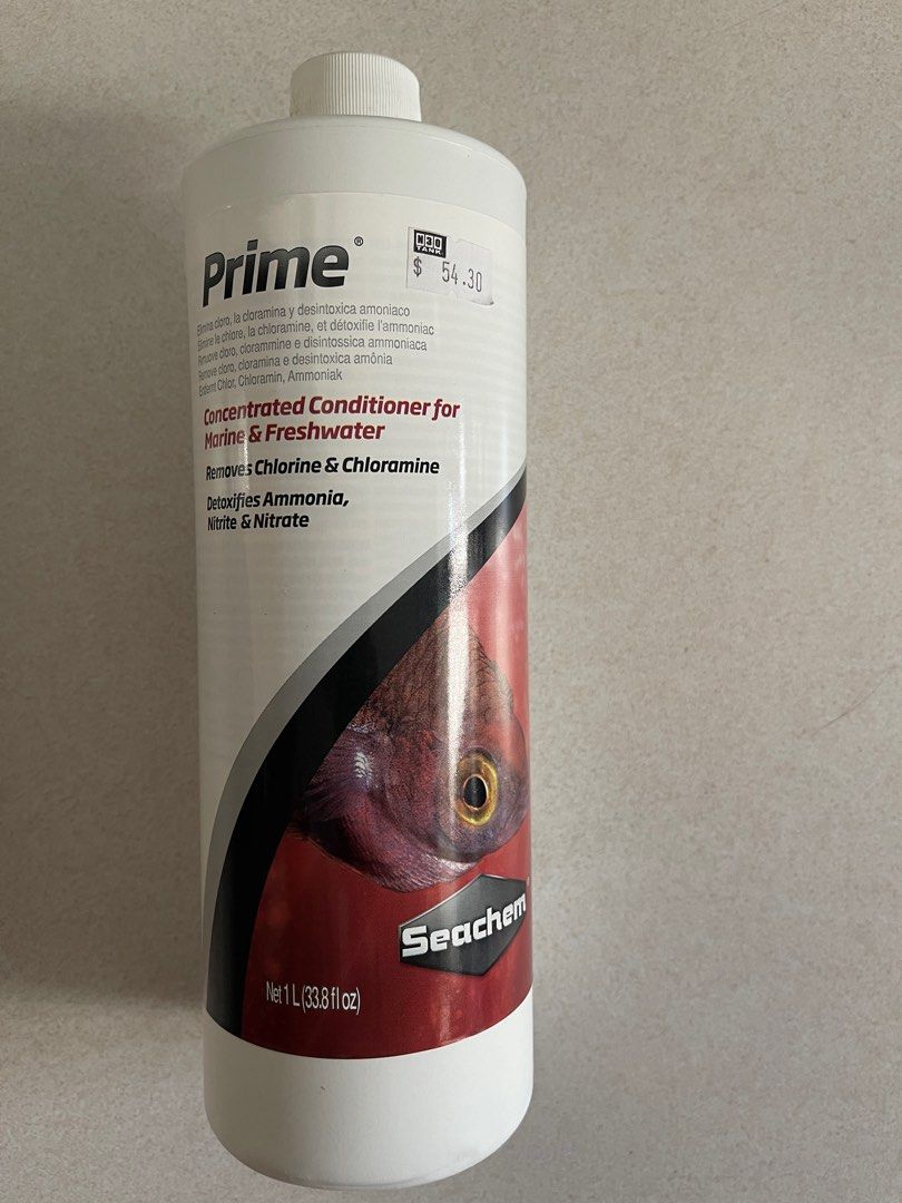 Seachem Prime 1L Pet Supplies Homes Other Pet Accessories on