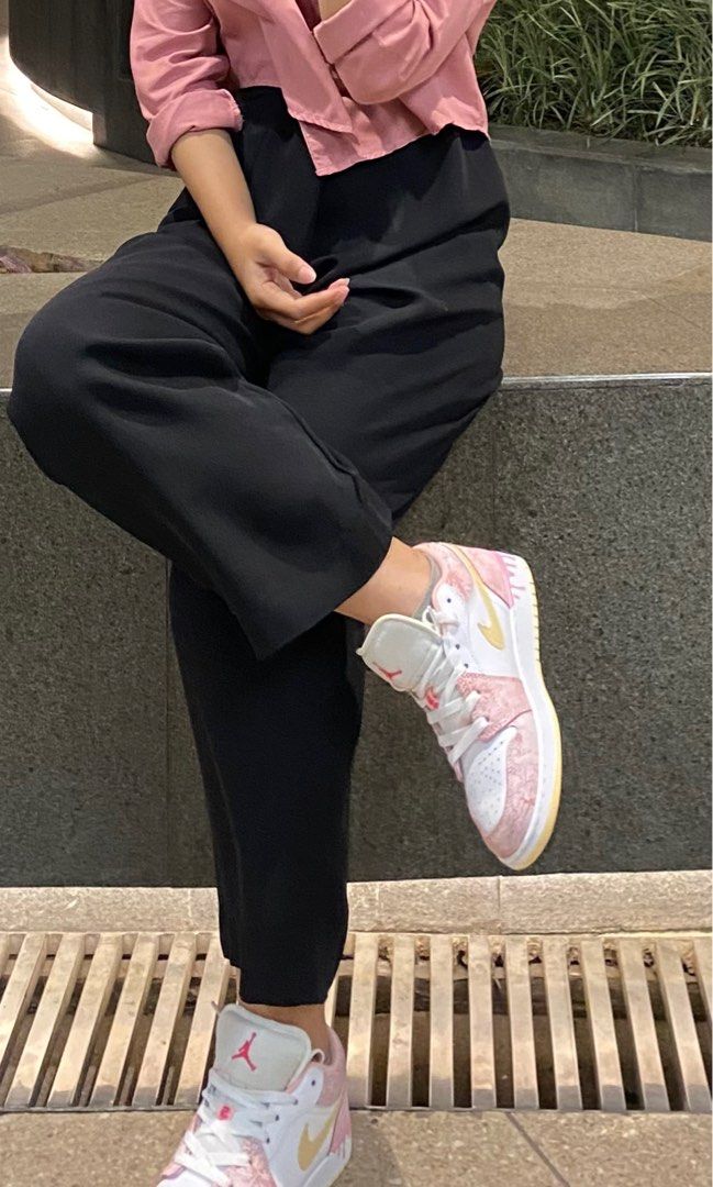 sepatu Air Jordan 1 Low GS Ice Cream Drip on Carousell