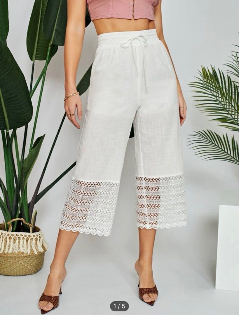 Lace Capri Pants 