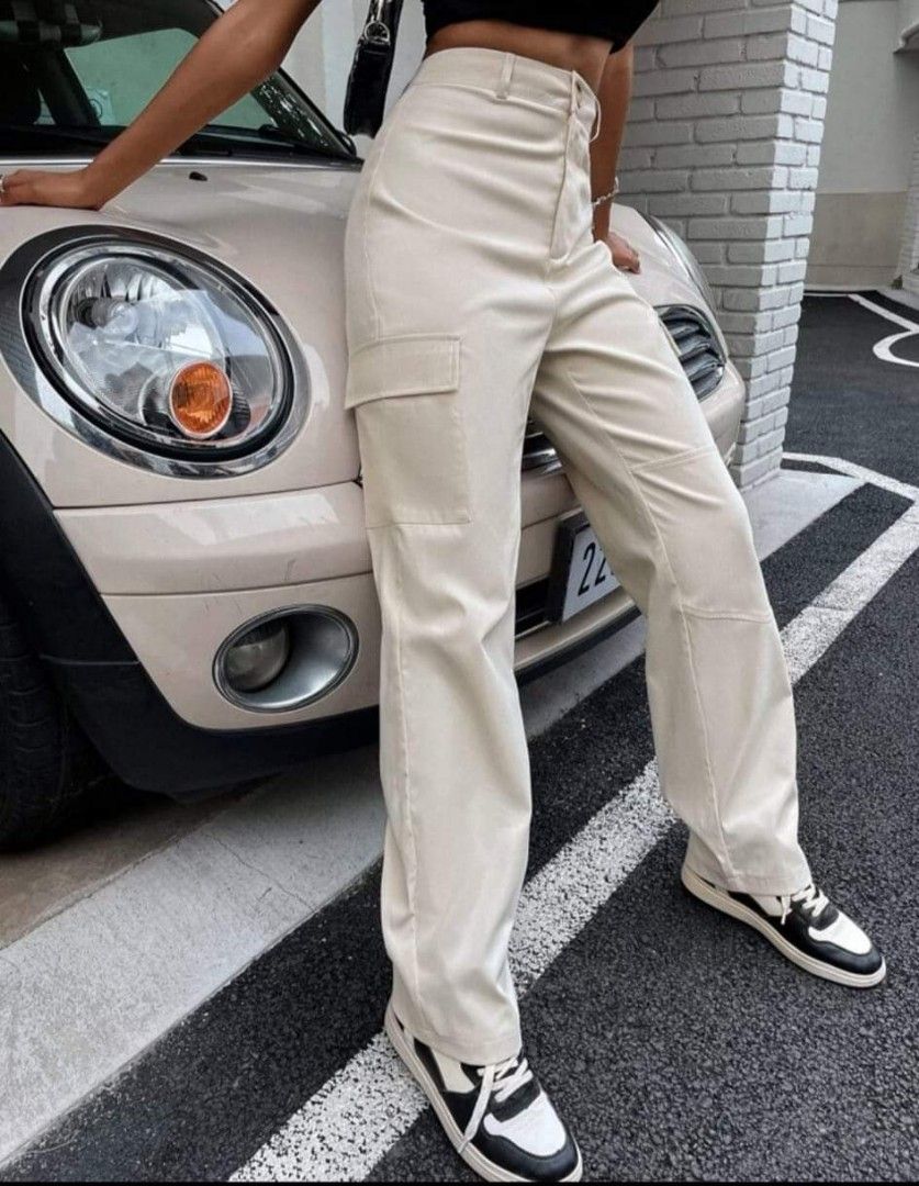 SHEIN EZwear Plus Flap Pocket Cargo Pants