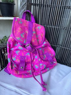 Smiggle Flamingo mini canvas Backpack