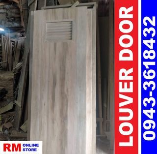 Solid Wooden Louver Door