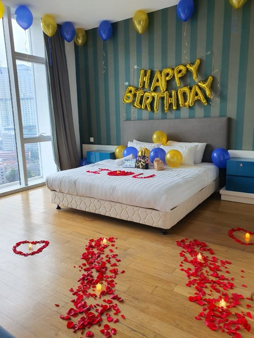 Room decoration shop for birthday surprise