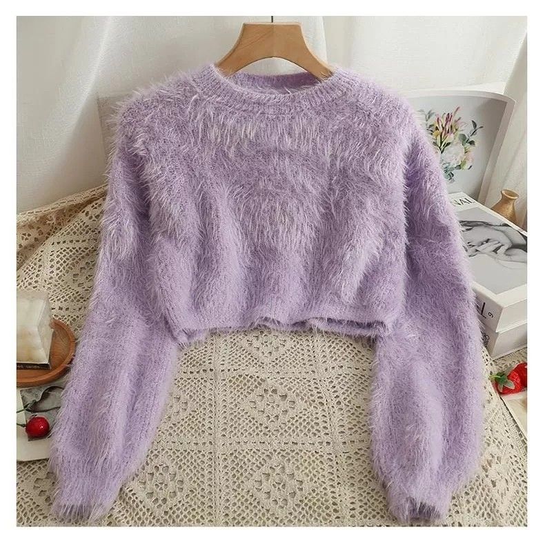 Sweater bulu korea hot sale