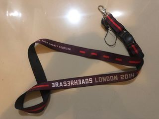 Team Manila | Eraserheads Lanyard (2014 London Tour) UNUSED