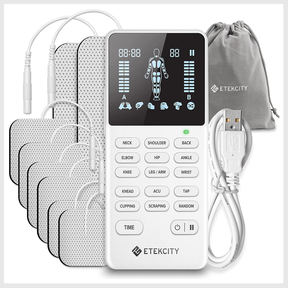 TENS Unit Muscle Stimulator for Pain Relief, 4 Channels Etekcity