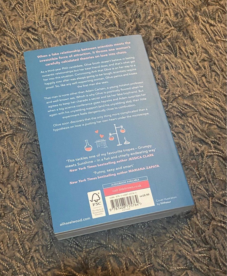 The Love Hypothesis (Ali Hazelwood) (Category: Storybooks) located in Makati City. Submitted by kgrrr (Listing ID 1242281411, Image 2). Description: Brand new Bought from Book Depository last year.