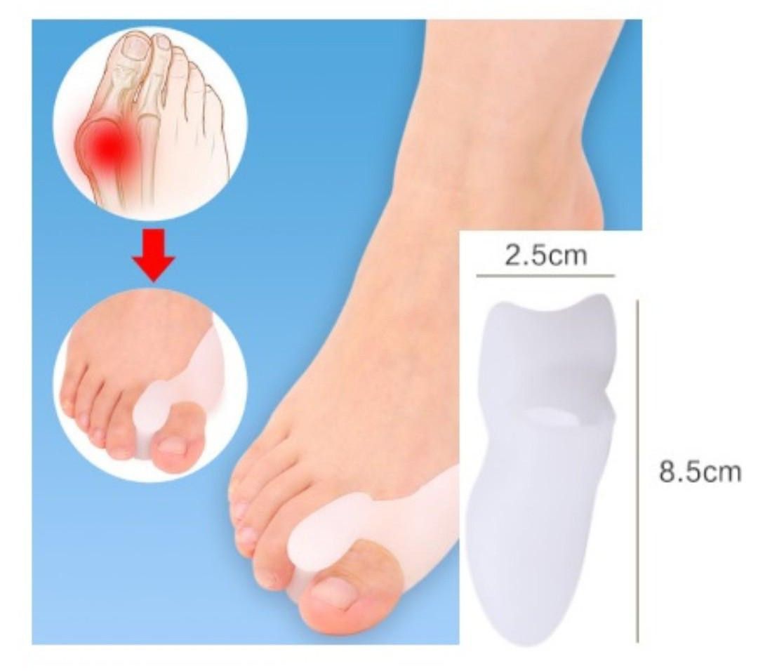 Toe Separators for Bunion (1 pair) Silica Gel, Beauty & Personal Care