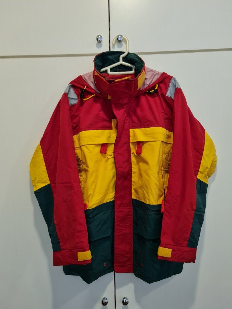 Blue red and yellow tommy hilfiger jacket best sale