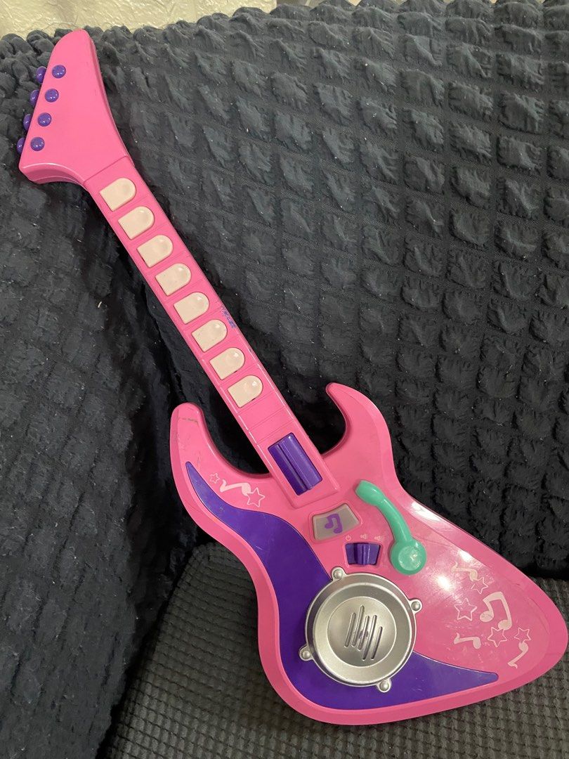 Toys r us guitar pink cheap