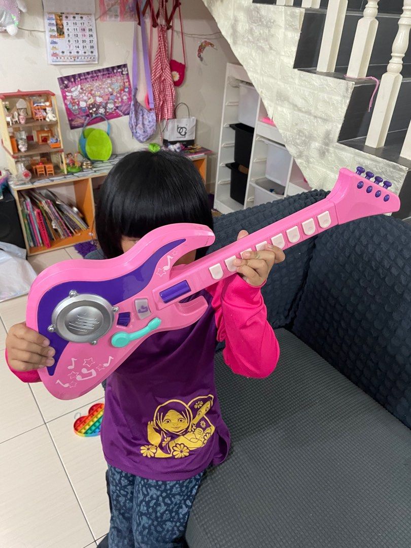 Pink guitar toys sale r us