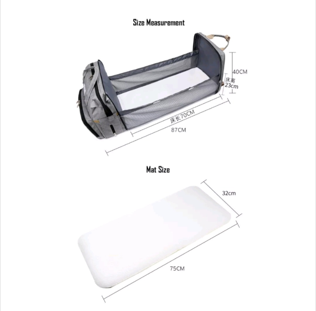 Travel baby cot backpack, Babies & Kids, Baby Nursery & Kids Furniture, Childrens' Beds on Carousell