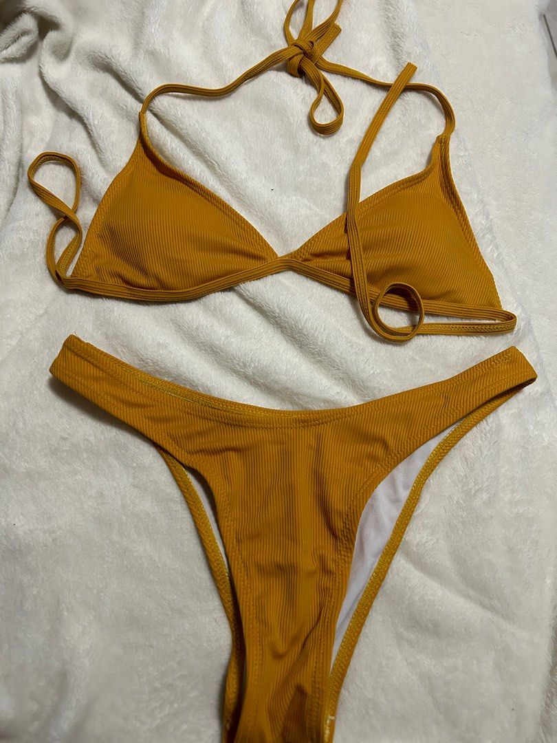 One-Piece Swimsuit: Yellow