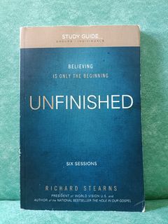 [Devotional] Unfinished: Believing is Only the Beginning