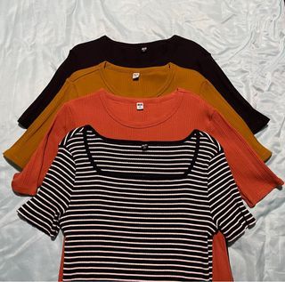 Uniqlo Ribbed Top ($8 each)
