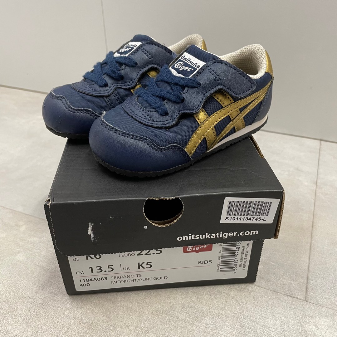 Onitsuka tiger serrano kids gold sales