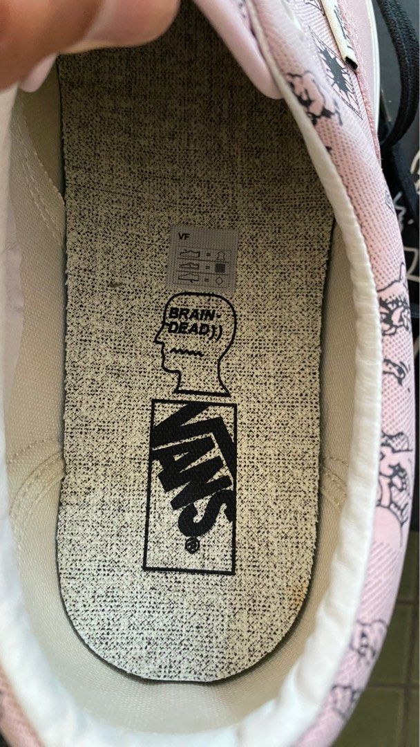 Vans brain online dead pink