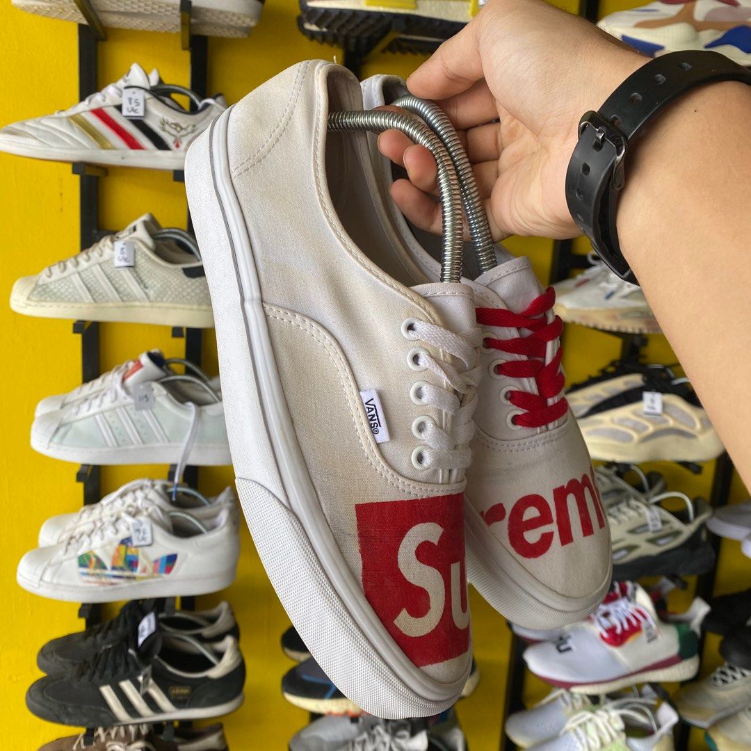 Vans supreme Men s Fashion Footwear Sneakers on Carousell