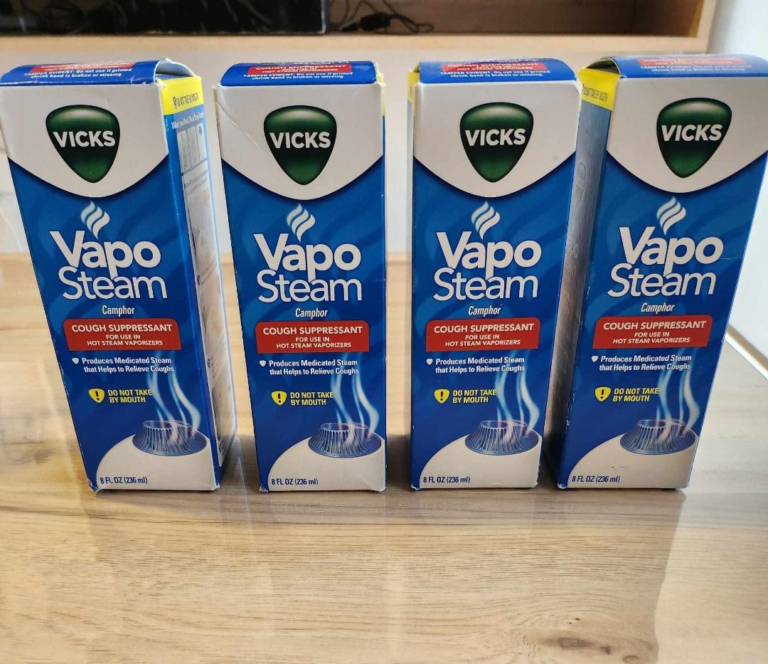 Vicks VapoSteam Medicated Liquid With Camphor, A Cough Suppressant, 8 Oz – VapoSteam Liquid Helps Relieve Coughing, For Use In Vicks Vaporizers And Humidifiers - Foto 10