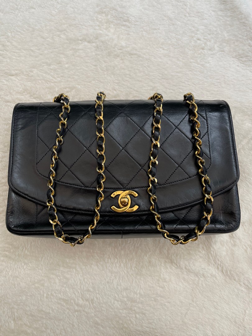Vintage Chanel Diana Bag, Luxury, Bags & Wallets on Carousell