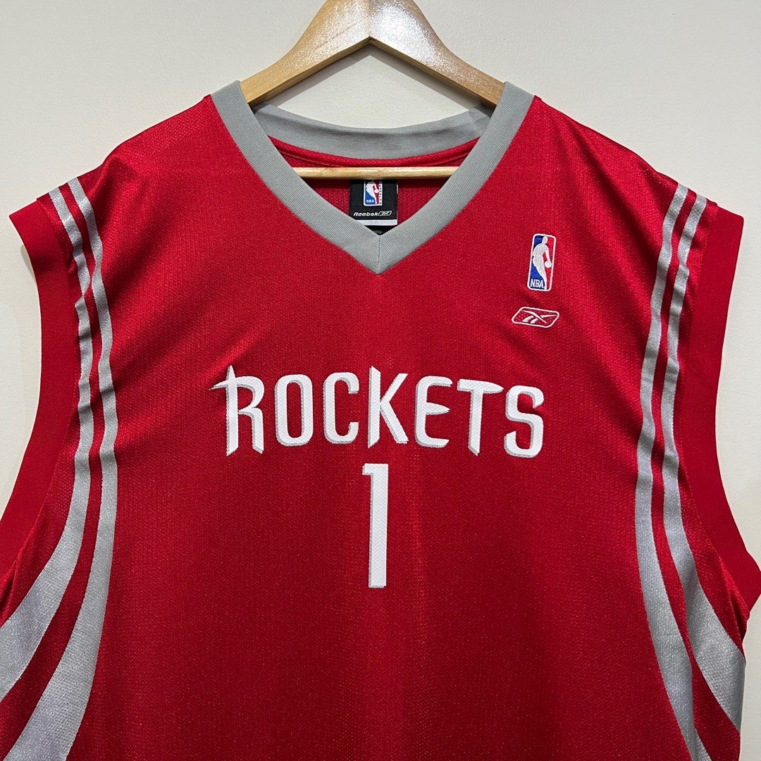 Vintage #1 TRACY McGRADY Houston Rockets NBA Adidas Jersey YL