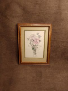 Vintage Photo Summer Bouquet Wall display