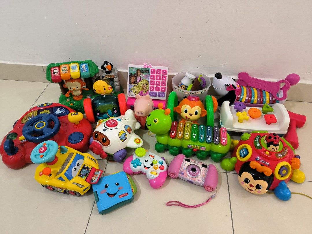 Vtech Fisher price leapfrog aeroplane kiddie camera steering zoo remote control activity Barbie cashier educational toys