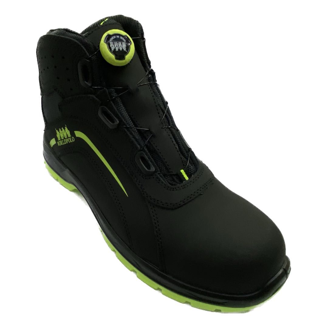 Libra Veltuff Work Boots 寶林站Worldpolo 無鞋帶防水安全鞋(旋轉紐扣