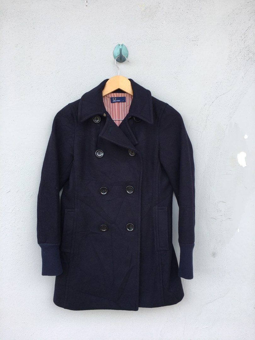 Fred perry peacoat sale