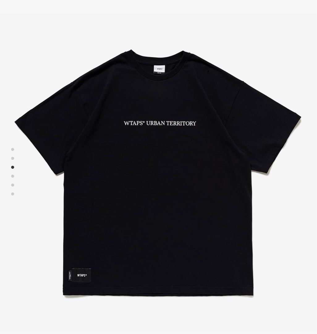 Wtaps 2023 WUT Tee Black, 男裝, 上身及套裝, T-shirt、恤衫、有領衫