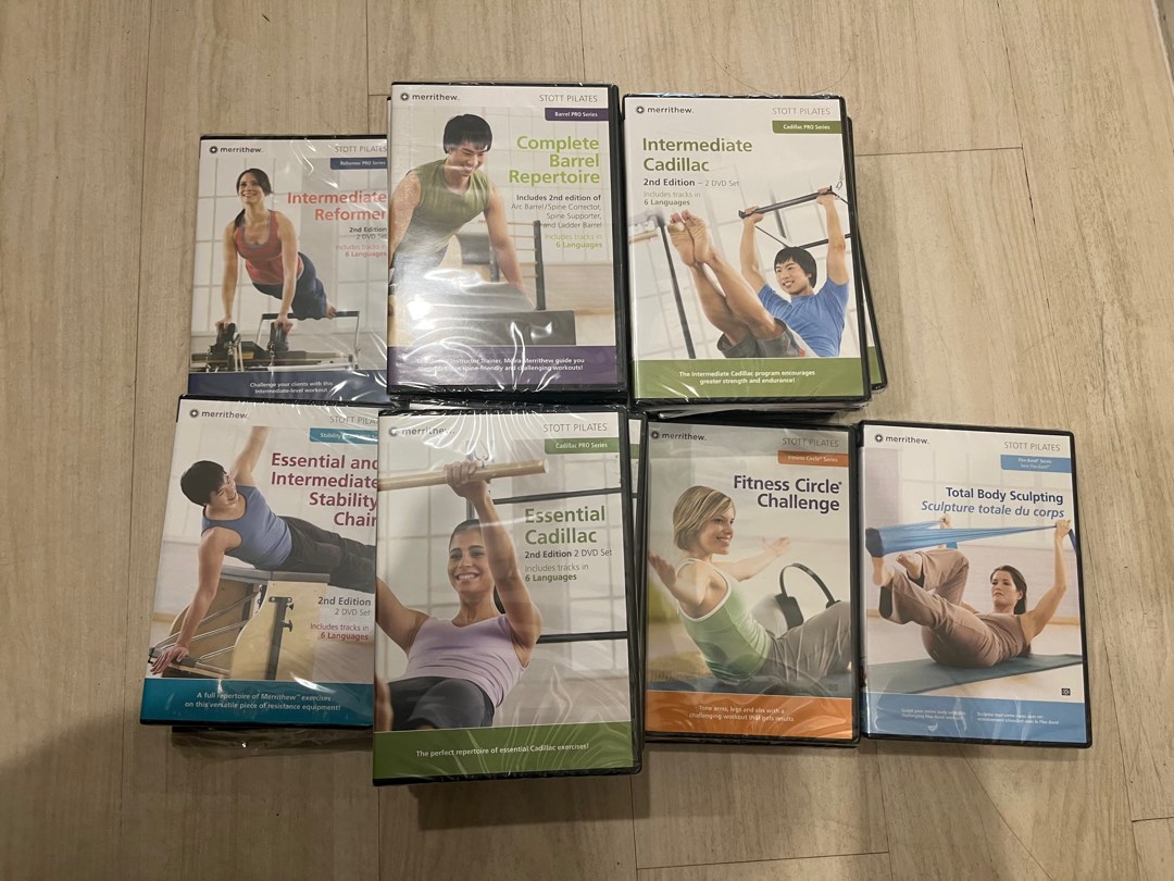 WTS] AUTHENTIC MERRITHEW STOTT PILATES DVD, Sports Equipment