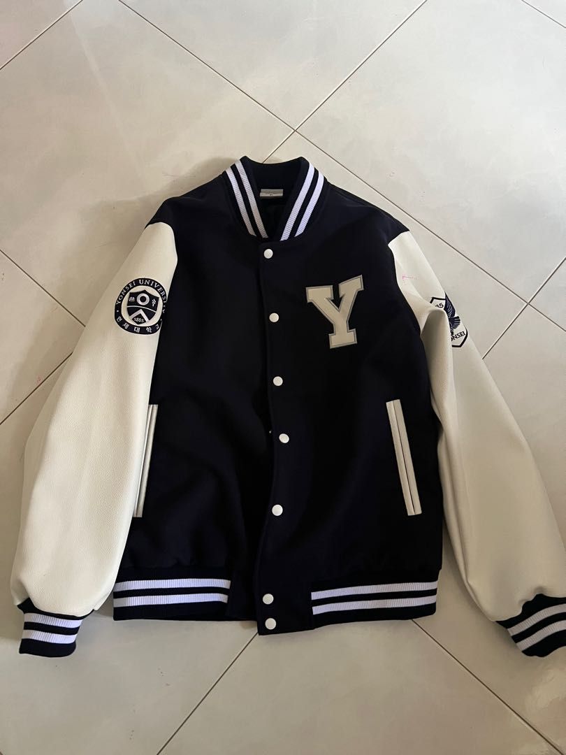 Yonsei University Varsity Jacket XL Size, Men's Fashion, Coats, Jackets