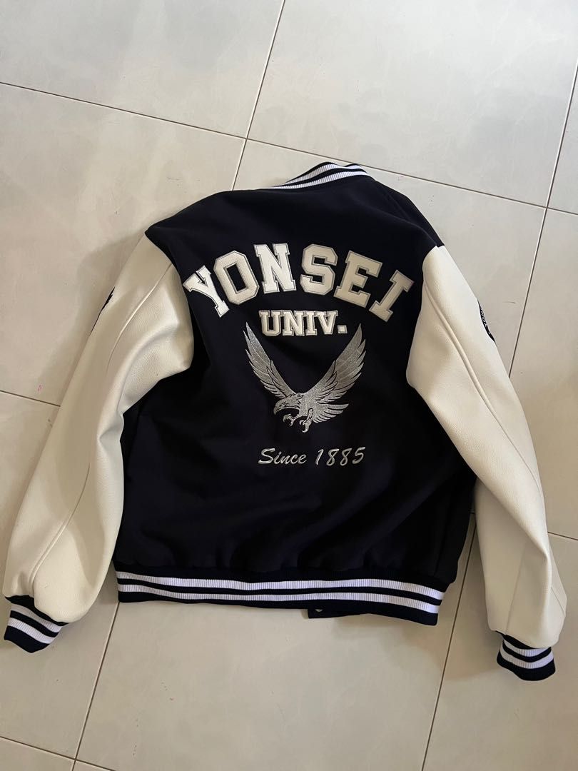 Yonsei University Varsity Jacket XL Size, Men's Fashion, Coats, Jackets ...
