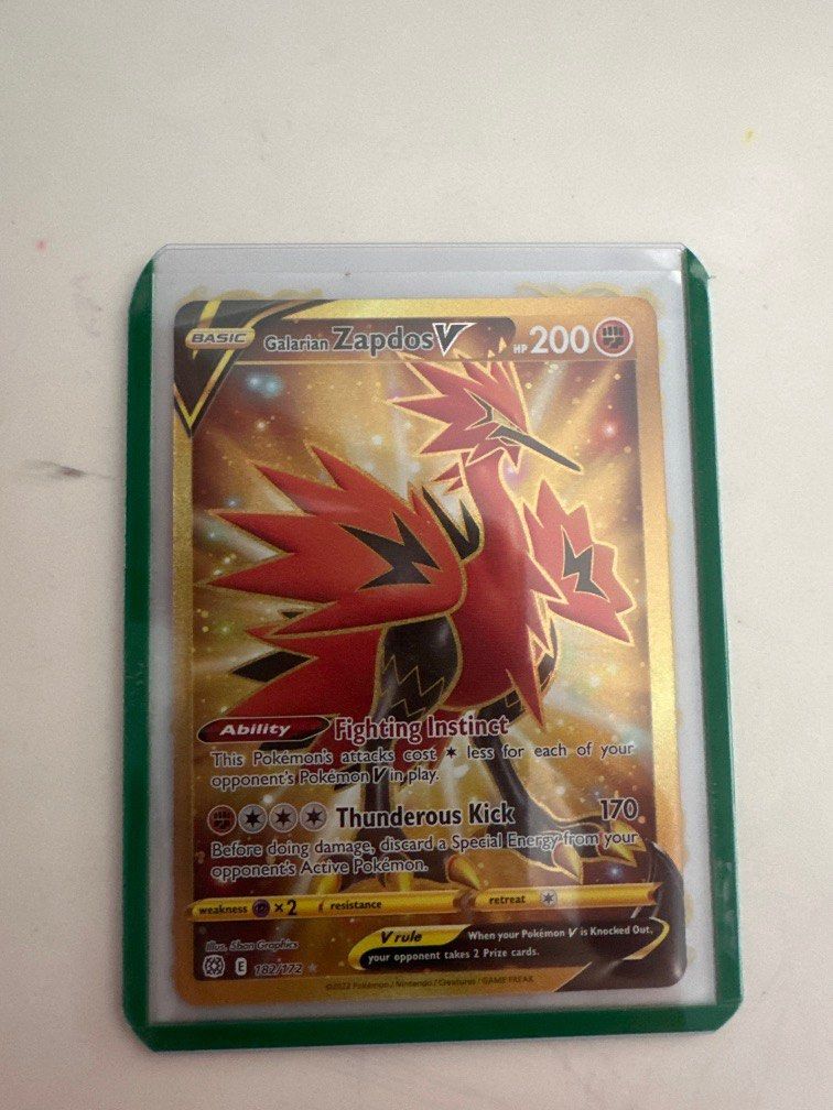 Zapdos V full art gold, Hobbies & Toys, Toys & Games on Carousell Zapdos V full art gold, Hobbies & Toys, Toys & Games on Carousell