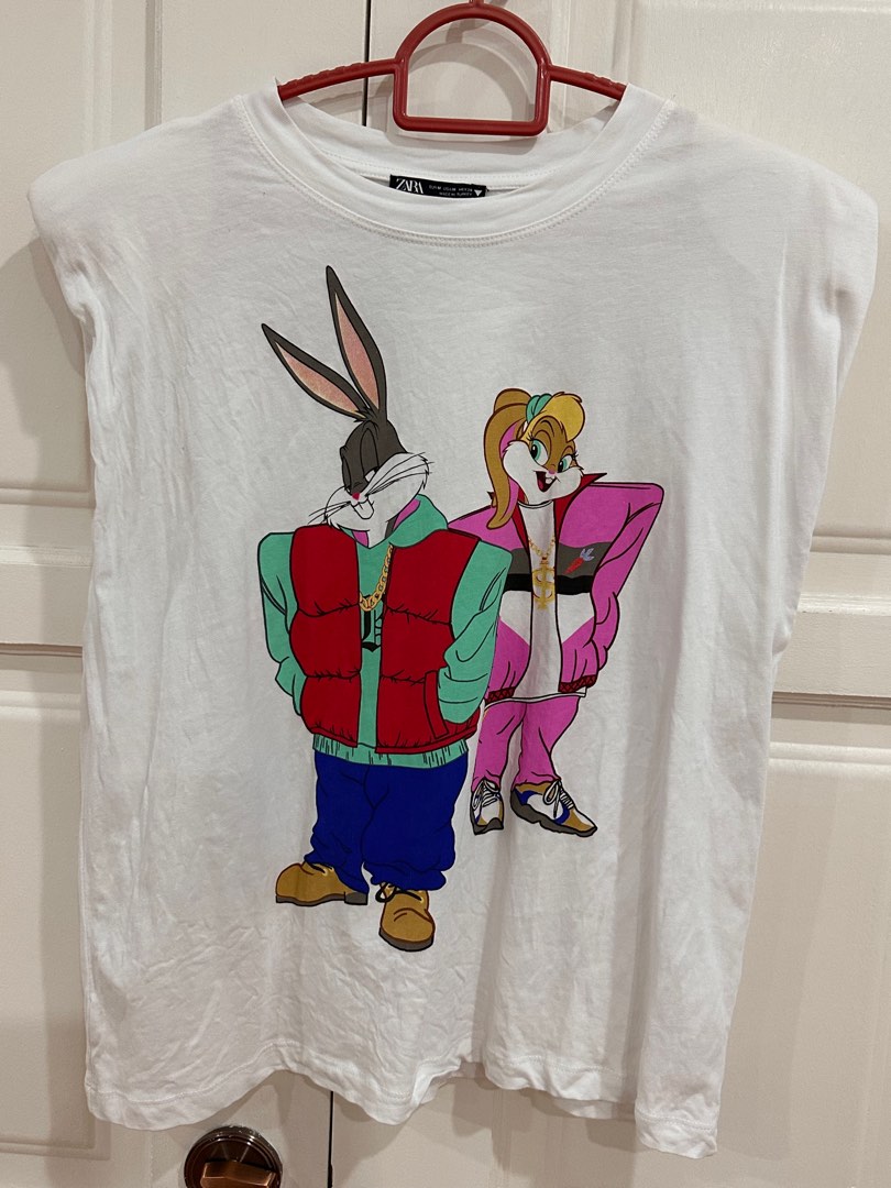 Padded t sales shirt zara