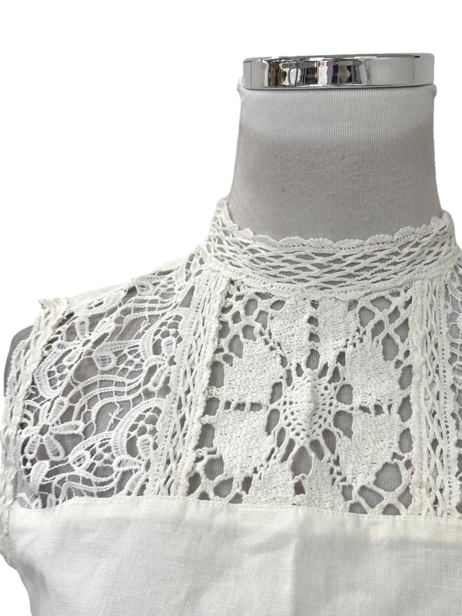 White Top With Broderie