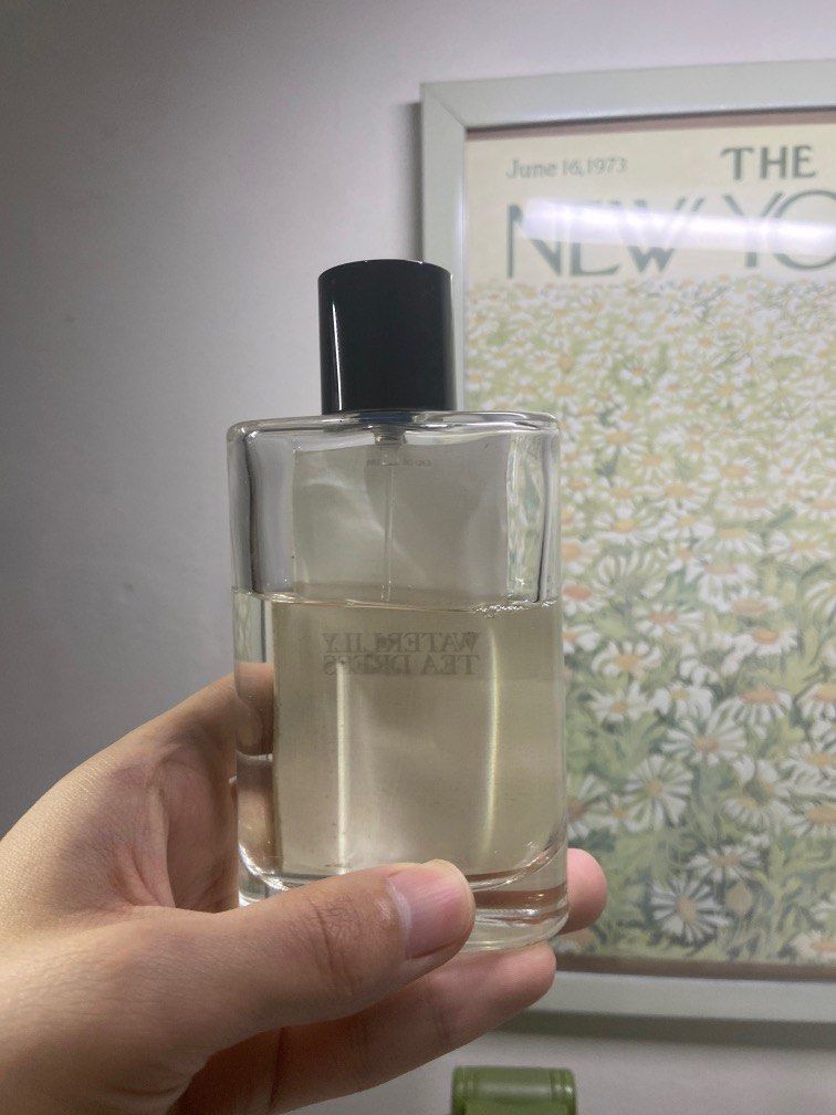 zara x jo malone waterlily tea dress on Carousell
