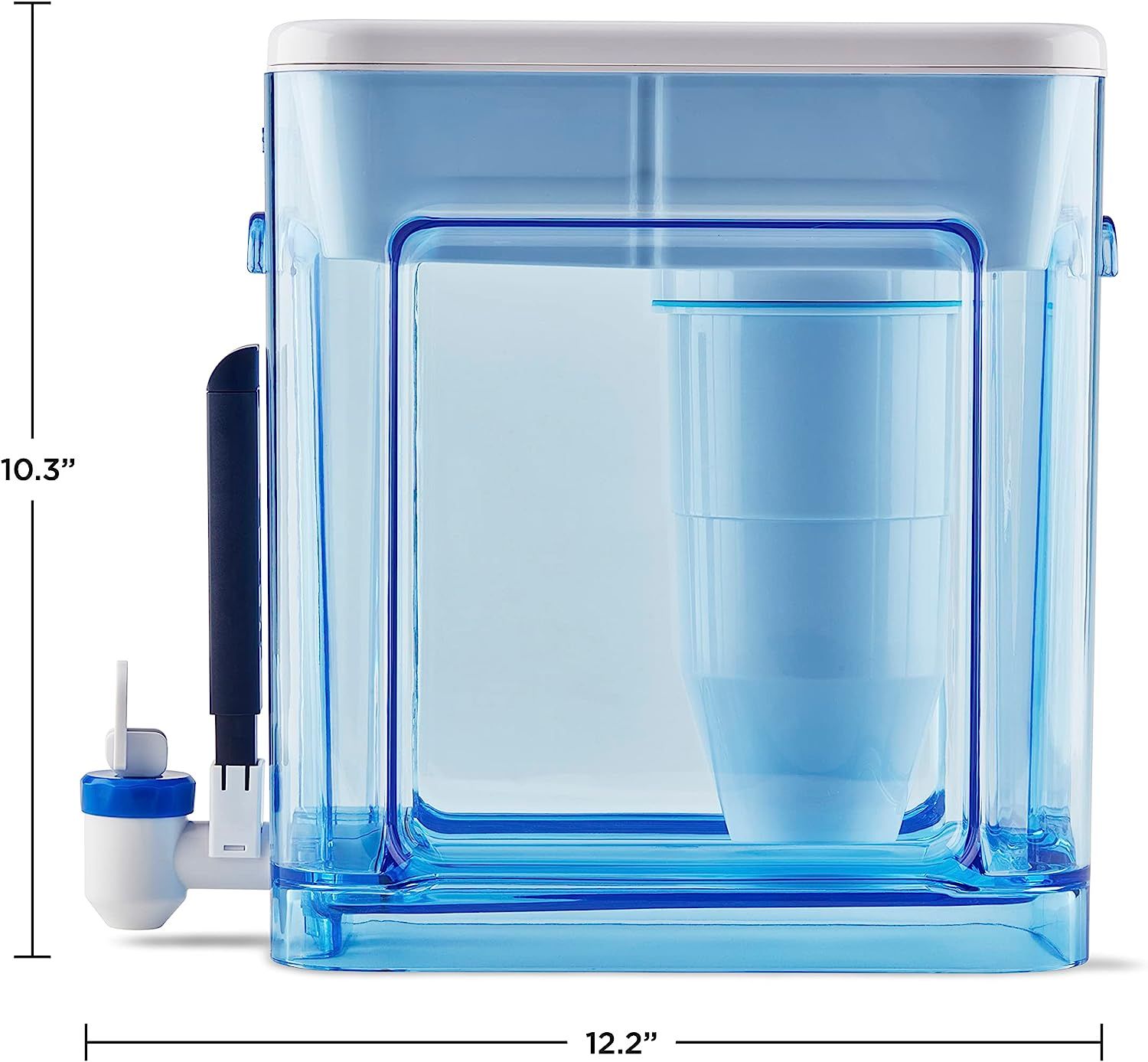 ZeroWater 22 Cup Ready-Read 5-Stage Water Filter Dispenser, NSF Certified  to Reduce Lead and PFOA/PFOS, Instant TDS Read Out White/Blue (22-Cup  Dispenser), Furniture  Home Living, Kitchenware  Tableware, Other  Kitchenware 