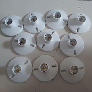 10pcs Bulb Holders/ Ceiling receptacles