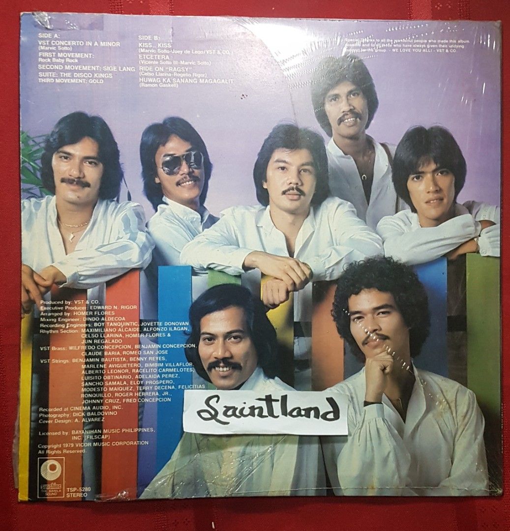 1979 ORIGINAL OPM VINYL LP RECORD ALBUM VINTAGE MUSIC PLAKA VST AND